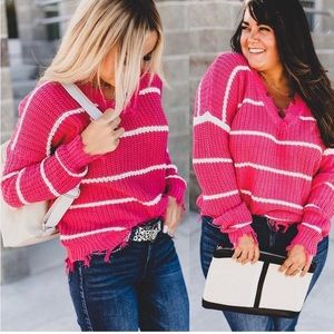 Andree By Unit Distressed Sweater by Mindy Mae’s Market